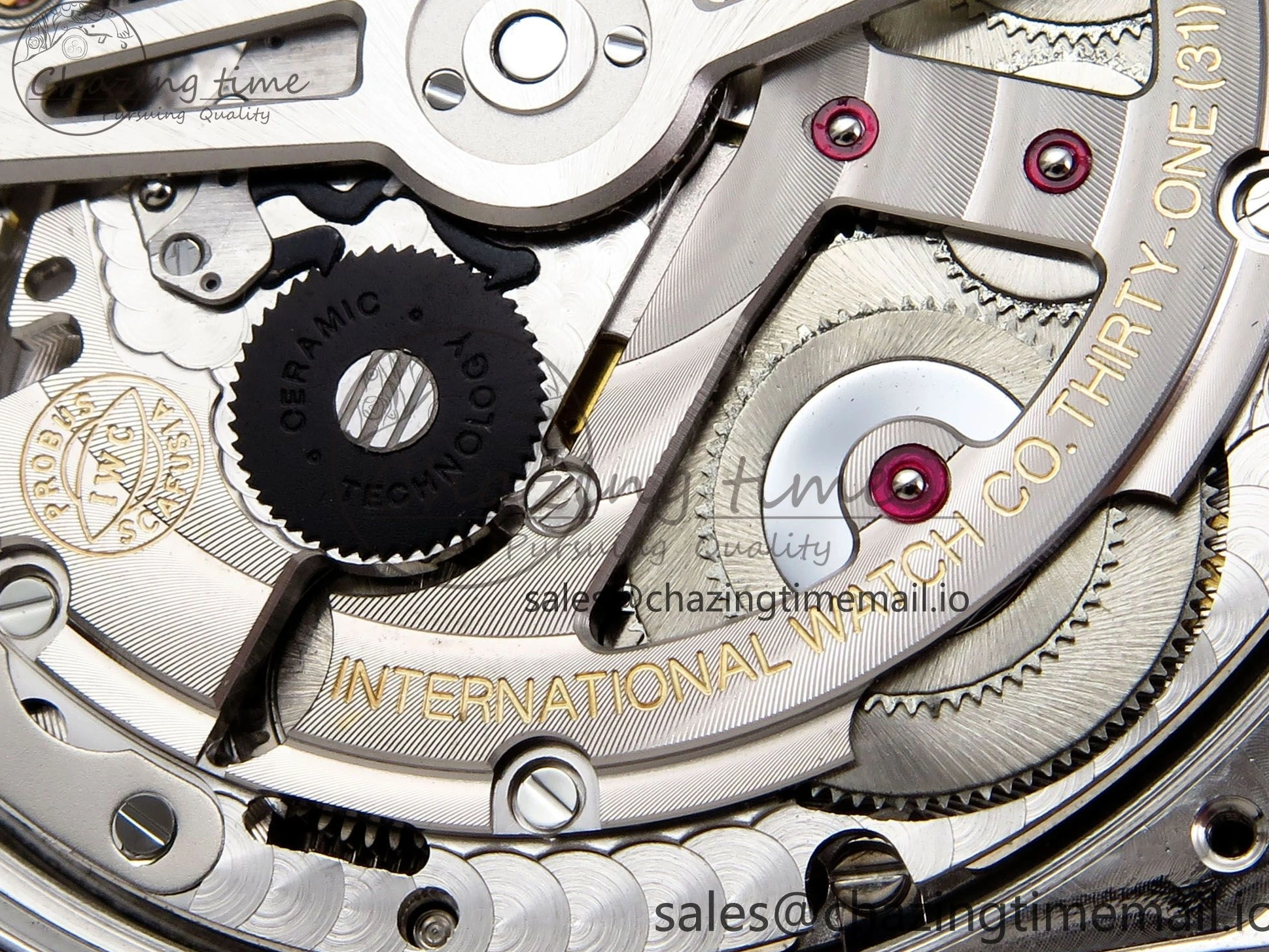 MIROTIME 0127 Portugieser Automatic SS IW501704 APSF 1:1 Best Edition Blue Dial on Black Leather Strap A HighPerformance 7008